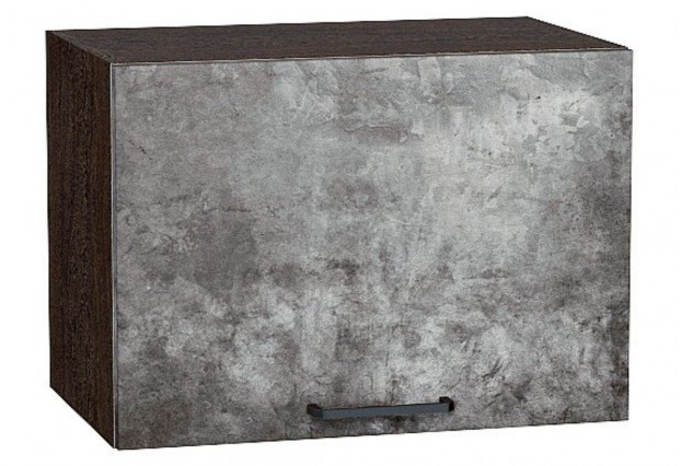 Шкаф верхний горизонтальный Флэт Temple Stone 2S / Graphite 50 х 31,8 х 35,8 см