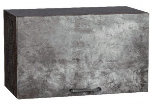 Шкаф верхний горизонтальный Флэт Temple Stone 2S / Graphite 60 х 31,8 х 35,8 см