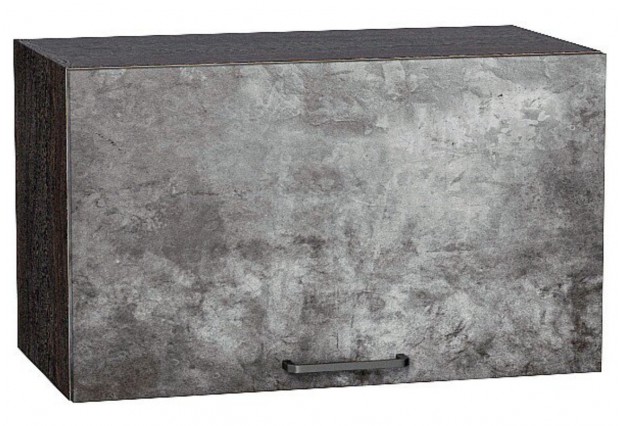 Шкаф верхний горизонтальный Флэт Temple Stone 2S / Graphite 60 х 31,8 х 35,8 см