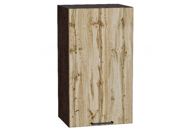 Шкаф верхний с 1-ой дверцей Флэт Wotan Oak 2S / Graphite 40 х 31,8 х 71,6 см