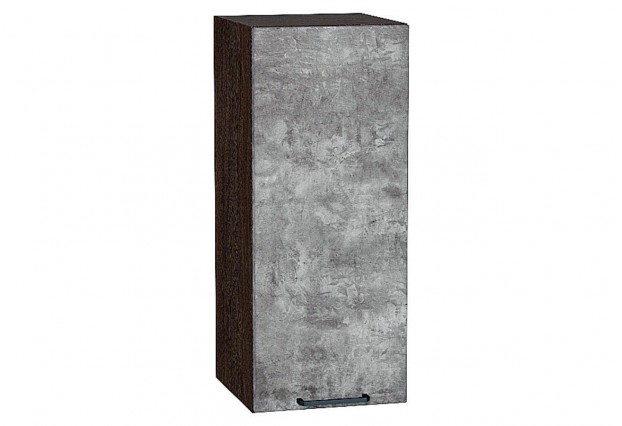Шкаф верхний с 1-ой дверцей Флэт Temple Stone 2S / Graphite 30 х 31,8 х 71,6 см