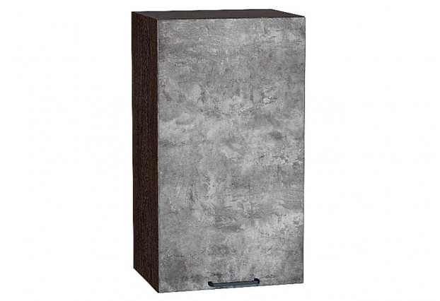 Шкаф верхний с 1-ой дверцей Флэт Temple Stone 2S / Graphite 40 х 31,8 х 71,6 см