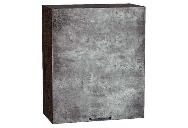 Шкаф верхний с 1-ой дверцей Флэт Temple Stone 2S / Graphite 60 х 31,8 х 71,6 см