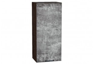 Шкаф верхний с 1-ой дверцей Флэт Temple Stone 2S / Graphite 40 х 31,8 х 92 см