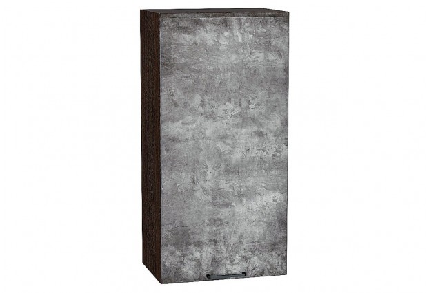Шкаф верхний с 1-ой дверцей Флэт Temple Stone 2S / Graphite 50 х 31,8 х 92 см