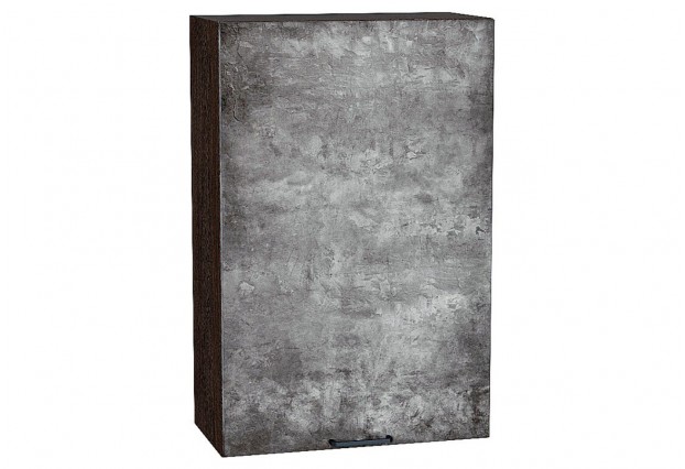 Шкаф верхний с 1-ой дверцей Флэт Temple Stone 2S / Graphite 60 х 31,8 х 92 см