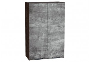 Шкаф верхний с 2-мя дверцами Флэт Temple Stone 2S / Graphite 60 х 31,8 х 92 см