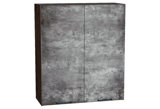 Шкаф верхний с 2-мя дверцами Флэт Temple Stone 2S / Graphite 80 х 31,8 х 92 см