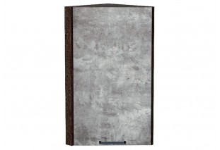 Шкаф верхний торцевой Флэт Temple Stone 2S / Graphite 30 х 30,6 х 71,6 см