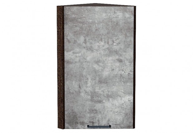 Шкаф верхний торцевой Флэт Temple Stone 2S / Graphite 30 х 30,6 х 71,6 см