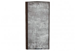Шкаф верхний торцевой Флэт Temple Stone 2S / Graphite 30 х 30,6 х 92 см