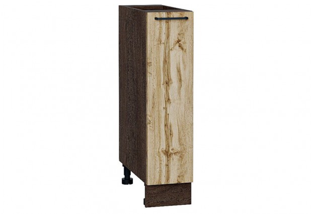 Шкаф нижний бутылочница Флэт Wotan Oak 2S / Graphite 20 х 47,8 х 81,6 см