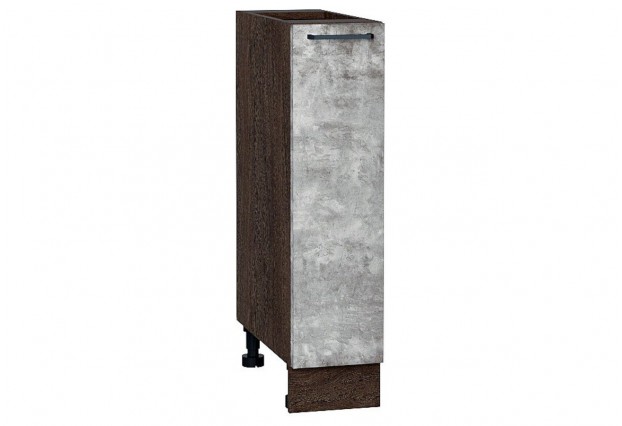 Шкаф нижний бутылочница Флэт Temple Stone 2S / Graphite 20 х 47,8 х 81,6 см