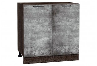 Шкаф нижний с 2-мя дверцами Флэт Temple Stone 2S / Graphite 80 х 47,8 х 81,6 см