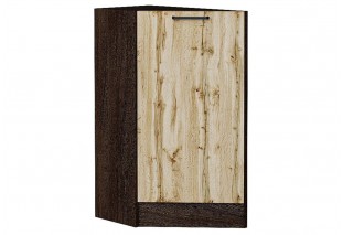 Шкаф нижний торцевой Флэт Wotan Oak 2S / Graphite 29,6 х 55,2 х 81,6 см