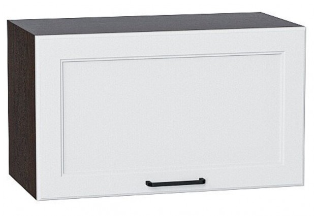 Шкаф верхний горизонтальный Барселона Белый / Graphite 60 х 32,4 х 35,8 см