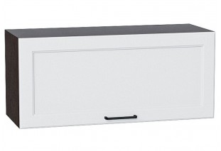 Шкаф верхний горизонтальный Барселона Белый / Graphite 80 х 32,4 х 35,8 см