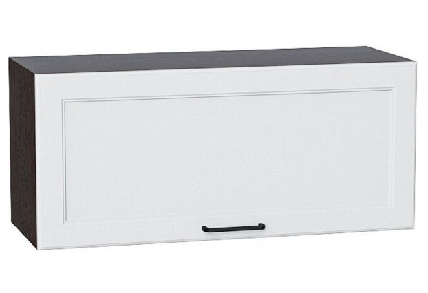 Шкаф верхний горизонтальный Барселона Белый / Graphite 80 х 32,4 х 35,8 см