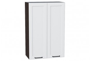 Шкаф верхний с 2-мя дверцами Барселона Белый / Graphite 60 х 32,4 х 92 см