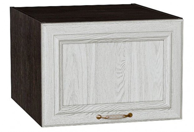 Шкаф верхний горизонтальный глубокий Шале White Dreamline / Graphite 50 х 57,6 х 35,8 см