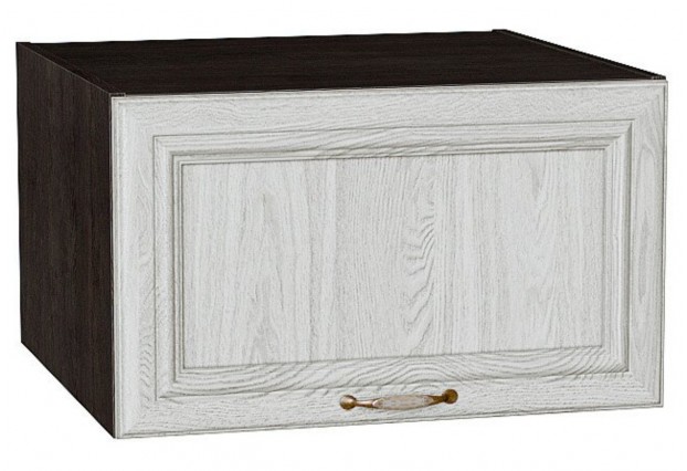 Шкаф верхний горизонтальный глубокий Шале White Dreamline / Graphite 60 х 57,6 х 35,8 см