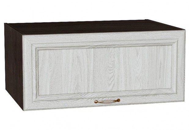 Шкаф верхний горизонтальный глубокий Шале White Dreamline / Graphite 80 х 57,6 х 35,8 см