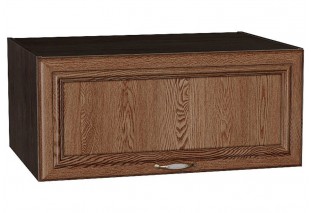 Шкаф верхний горизонтальный глубокий Шале Brown Dreamline / Graphite 80 х 57,6 х 35,8 см