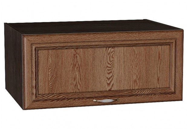 Шкаф верхний горизонтальный глубокий Шале Brown Dreamline / Graphite 80 х 57,6 х 35,8 см