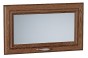Шкаф верхний горизонтальный остекленный Шале Brown Dreamline / Белый 60 х 32 х 35,8 см
