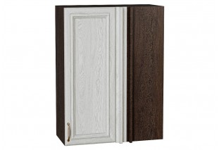 Шкаф верхний прямой угловой Шале White Dreamline / Graphite 69 х 34,5 х 92 см