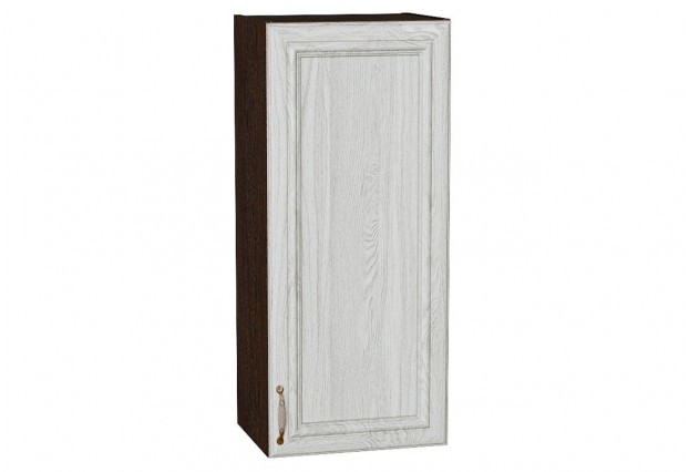 Шкаф верхний с 1-ой дверцей Шале White Dreamline / Graphite 40 х 32 х 92 см