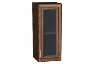 Шкаф верхний с 1-ой остекленной дверцей Шале Brown Dreamline / Graphite 30 х 32 х 71,6 см