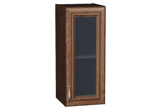 Шкаф верхний с 1-ой остекленной дверцей Шале Brown Dreamline / Graphite 30 х 32 х 71,6 см