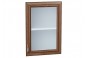 Шкаф верхний с 1-ой остекленной дверцей Шале Brown Dreamline / Graphite 50 х 32 х 71,6 см