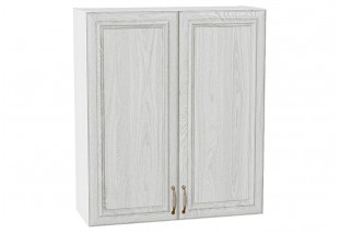 Шкаф верхний с 2-мя дверцами Шале White Dreamline / Белый 80 х 30,2 х 92 см
