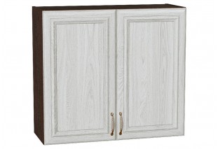 Шкаф верхний с 2-мя дверцами Шале White Dreamline / Graphite 80 х 32 х 71,6 см