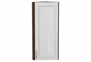 Шкаф верхний торцевой Шале White Dreamline / Graphite 30 х 30,6 х 92 см