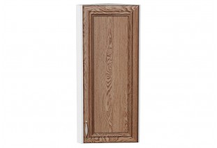 Шкаф верхний торцевой Шале Brown Dreamline / Белый 30 х 30,6 х 92 см