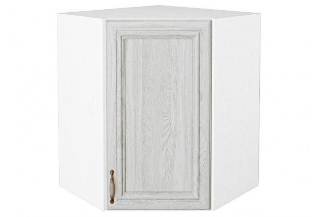 Шкаф верхний угловой Шале White Dreamline / Белый 60 х 60 х 71,6 см