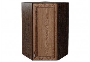 Шкаф верхний угловой Шале Brown Dreamline / Graphite 60 х 60 х 92 см
