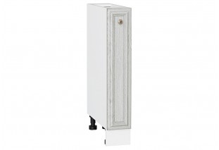 Шкаф нижний бутылочница Шале White Dreamline / Белый 15 х 48 х 81,6 см