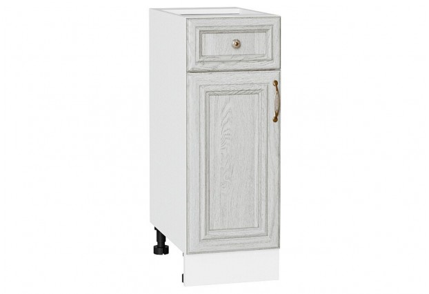 Шкаф нижний с 1-ой дверцей и ящиком Шале White Dreamline / Белый 30 х 48 х 81,6 см