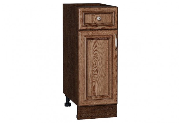 Шкаф нижний с 1-ой дверцей и ящиком Шале Brown Dreamline / Graphite 30 х 48 х 81,6 см