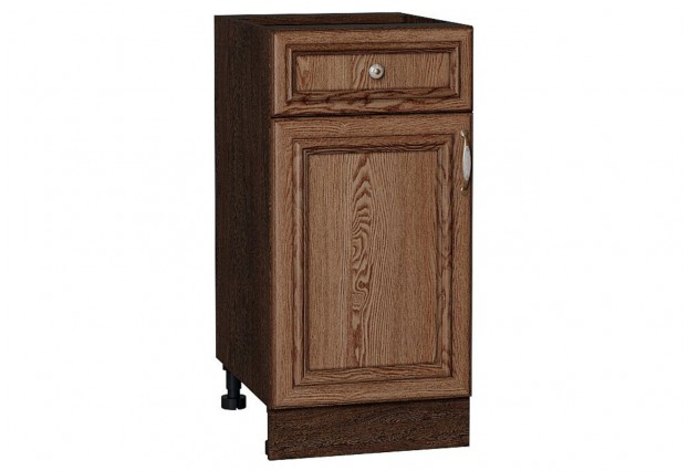 Шкаф нижний с 1-ой дверцей и ящиком Шале Brown Dreamline / Graphite 40 х 47,8 х 81,6 см