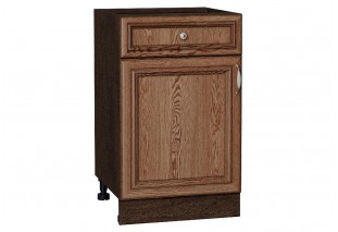 Шкаф нижний с 1-ой дверцей и ящиком Шале Brown Dreamline / Graphite 50 х 48 х 81,6 см