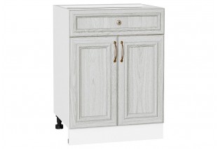 Шкаф нижний с 2-мя дверцами и ящиком Шале White Dreamline / Белый 60 х 48 х 81,6 см
