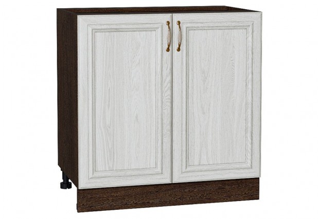 Шкаф нижний с 2-мя дверцами Шале White Dreamline / Graphite 80 х 48 х 81,6 см