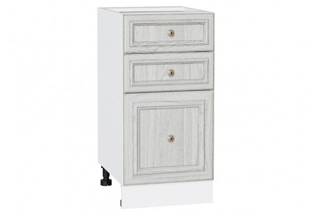 Шкаф нижний с 3-мя ящиками Шале White Dreamline / Белый 40 х 48 х 81,6 см