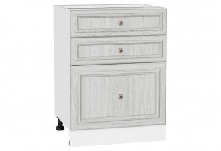 Шкаф нижний с 3-мя ящиками Шале White Dreamline / Белый 60 х 48 х 81,6 см