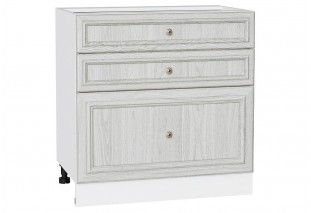 Шкаф нижний с 3-мя ящиками Шале White Dreamline / Белый 80 х 48 х 81,6 см